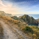 Dorset Countryside, scenic shot of Dorset's picturesque countryside and costal line.
