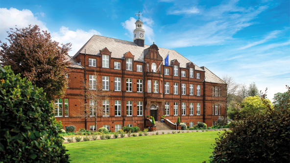 The exterior of Alleyns School