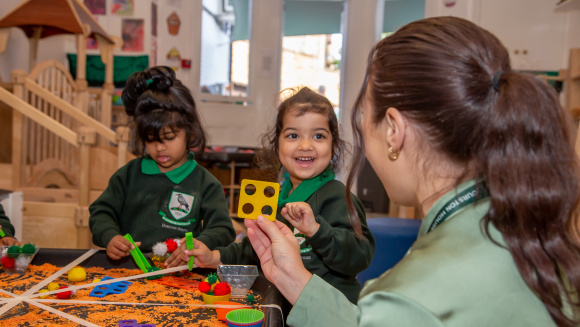 Children at the Durston House School Pre-school
