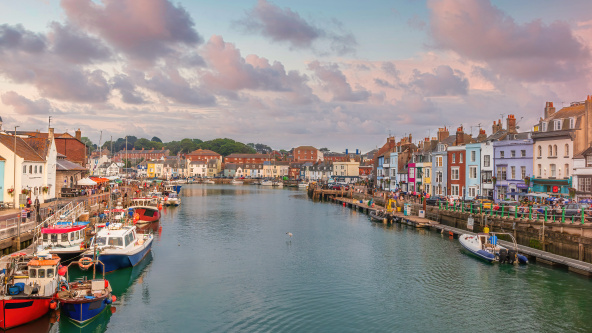 The harbour at Weymouth, Dorset