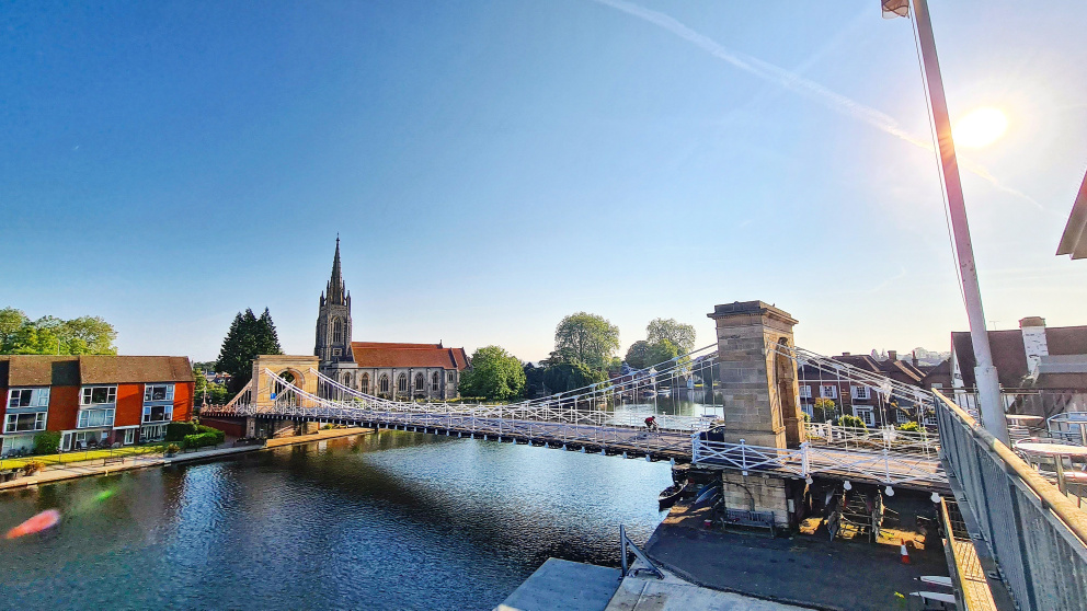 The bridge over the River Thames at Marlow, Buckinghamshire