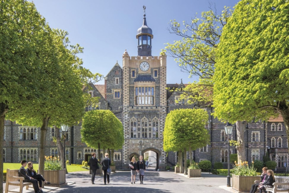 Children at Brighton College, UK