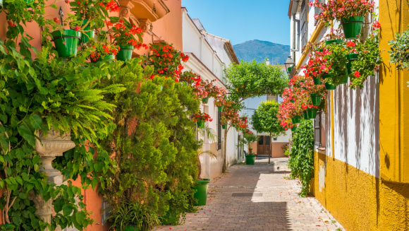 Estepona, in the province of Malaga, Spain