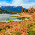 Indian summer in the Rocky Mountains, Canada