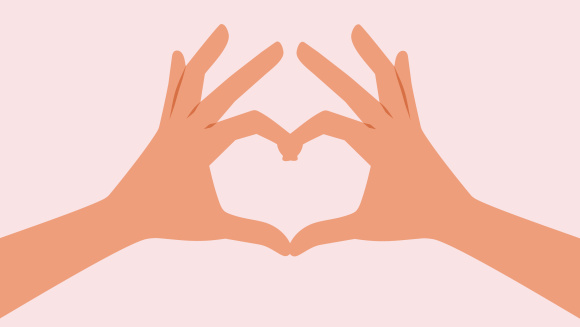 Hands Making Heart Gesture