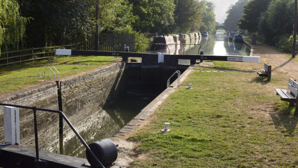 A view of Kintbury Lock, Newbury