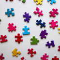 Colorful Jigsaw Puzzle Pieces