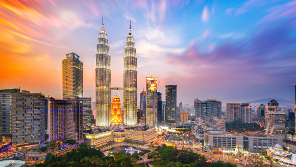 Petronas Towers, also known as Menara Petronas is the tallest buildings in the world from 1998 to 2004.