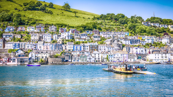 Kingswear, Dartmouth, as seen from the water