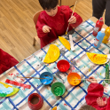 Pre-school art at The New Beacon School