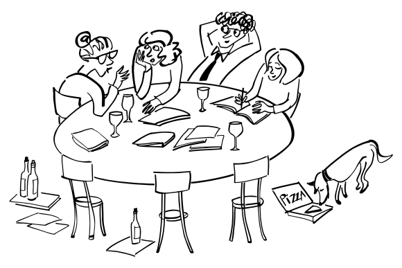 Some of the writers at The Good Schools Guide unaware the dog is eating their lunch