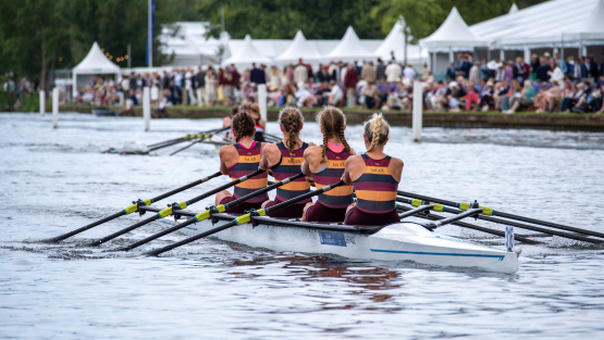 Shiplake College girls' quad, rowing at Henley Royal Regatta