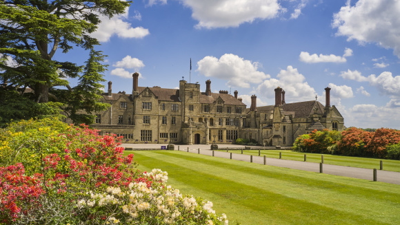 Lawns and main building of Worth School