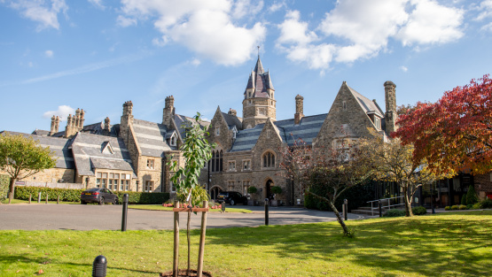 Main entrance to Brambletye School, West Sussex