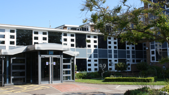 Main entrance to Colchester County High School for Girls