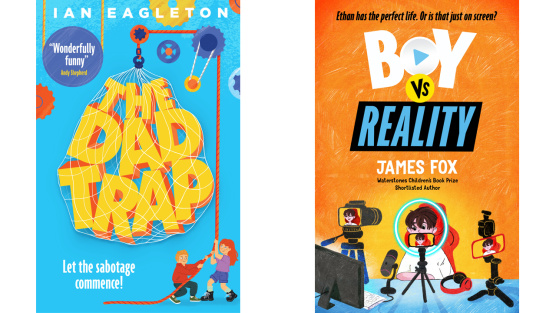 An image showing covers of the two books - The Dad Trap and Boy Vs Reality