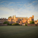 Eton College Chapel at sunset