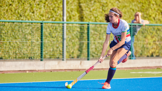 Female Millfield hockey player