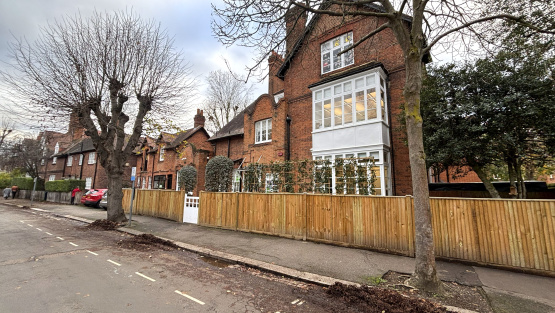 The exterior of Orchard House School