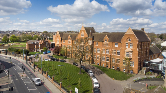 Aerial photo of St Dunstan's College, Catford
