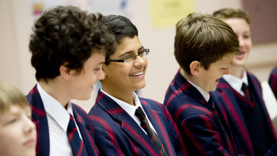 Pupils at Tiffin School, Kingston, enjoying a lesson