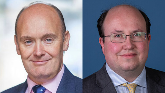 Edward Macey-Dare (L) and Clifford Woodroffe (R)