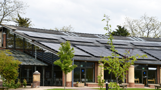 New solar panels at Wycliffe College